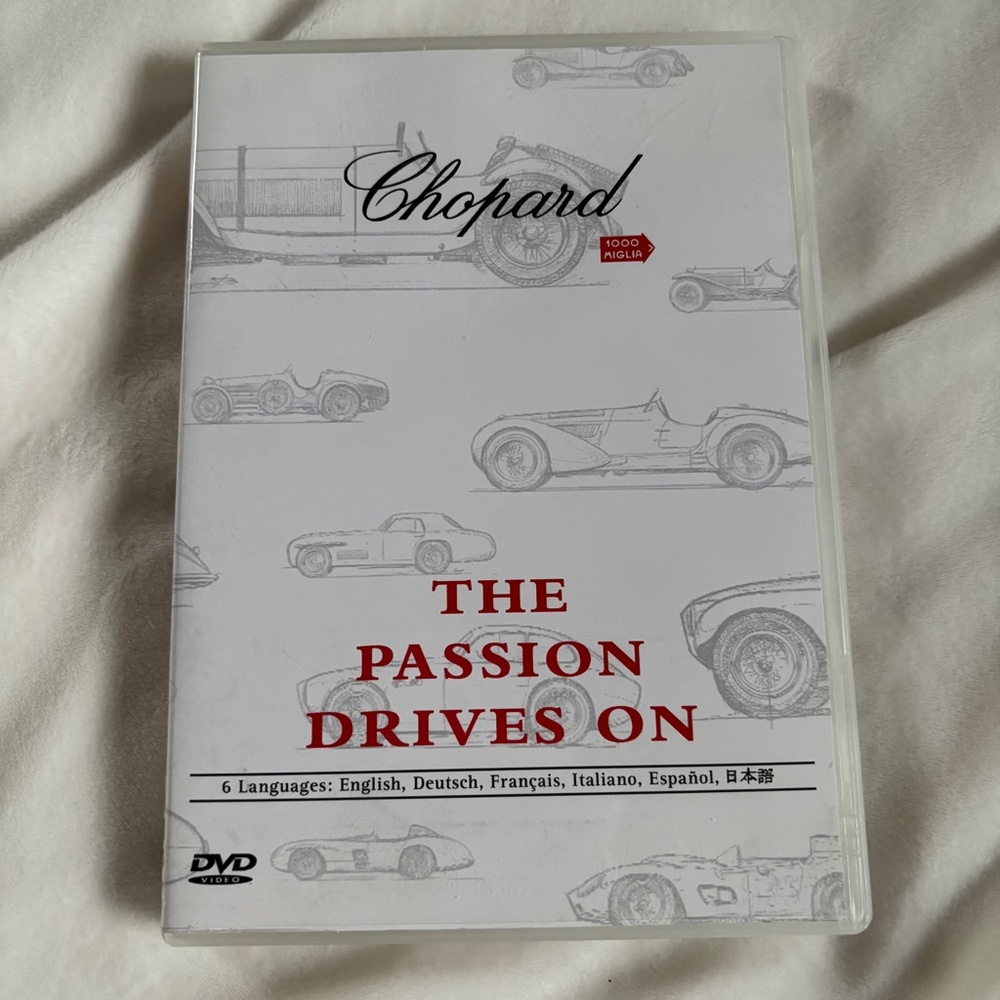 Chopard The Passion Drives On DVD 6 Languages English French Italian Spanish